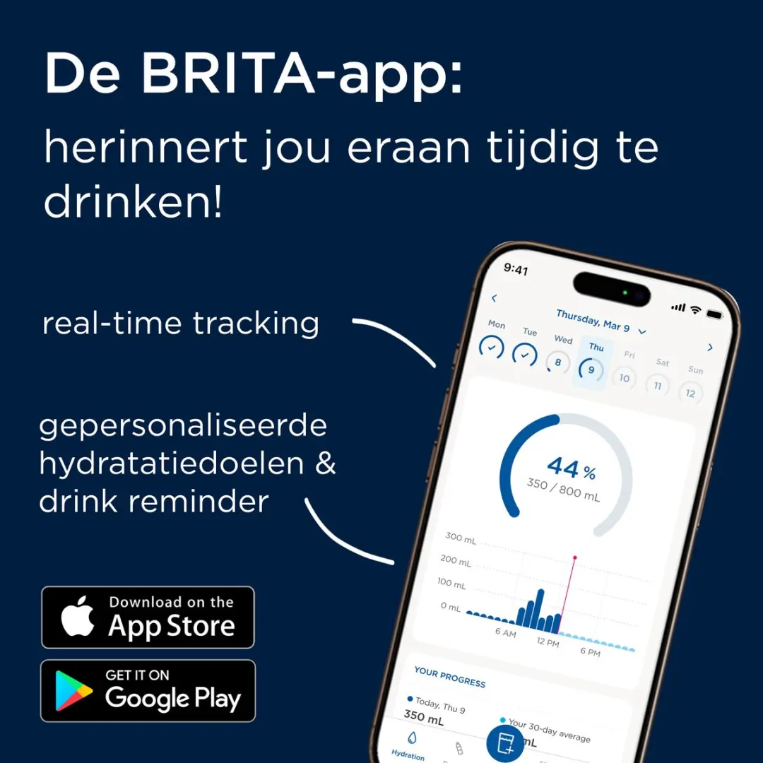 BRITA LARQ iQ Digitale Waterfles 1000ml - Wit