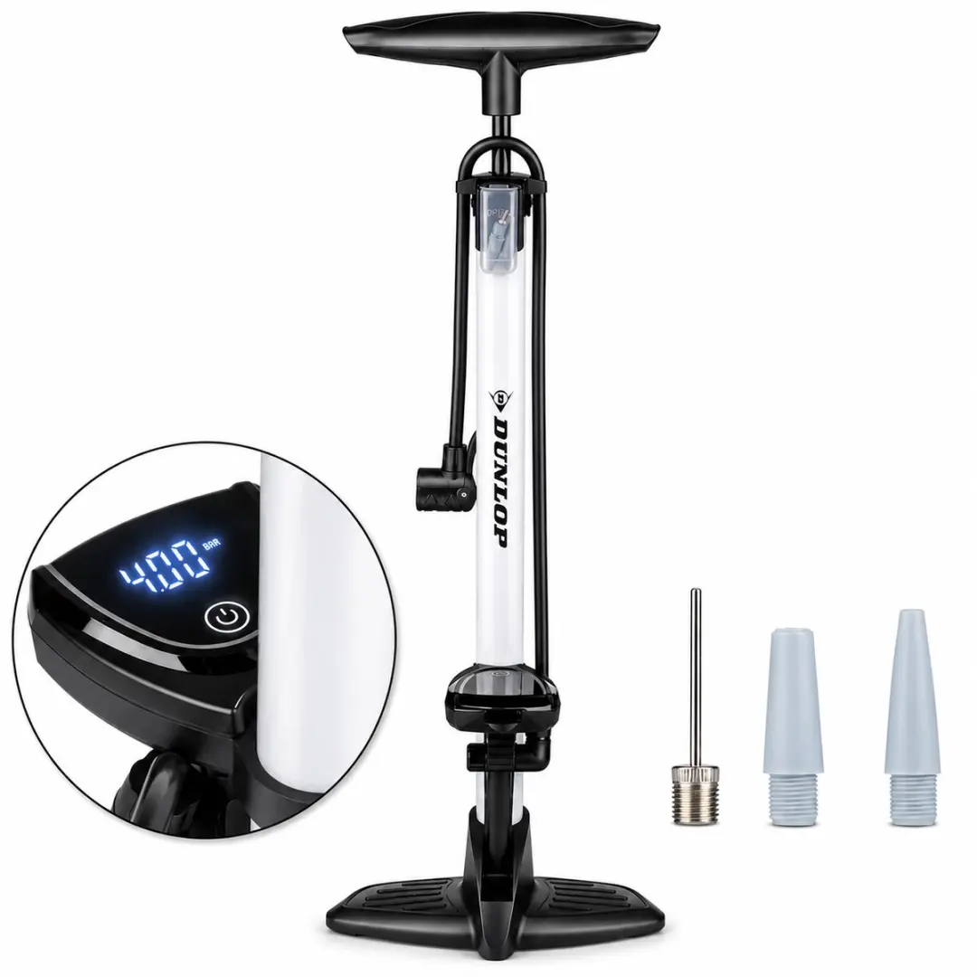 Dunlop Digitale Fietspomp 120 PSI