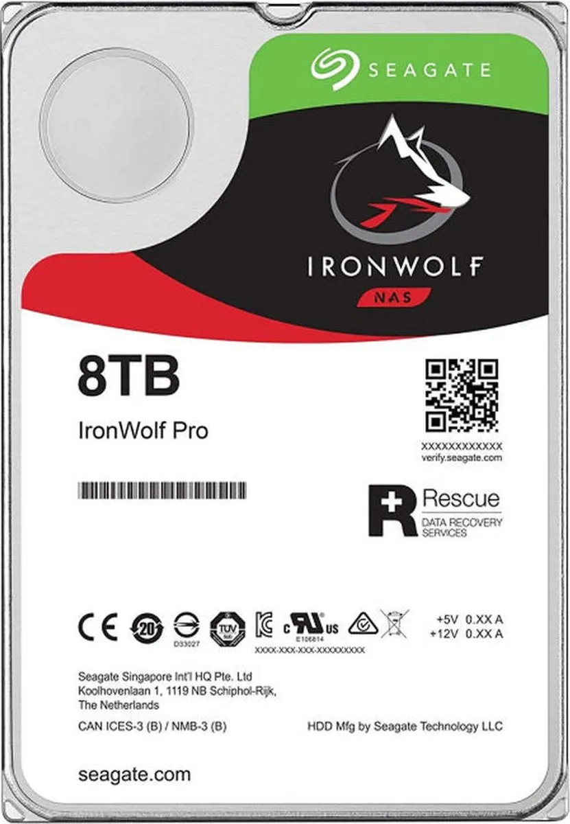 Seagate IronWolf ST1000VN002 Harde Schijf 1TB