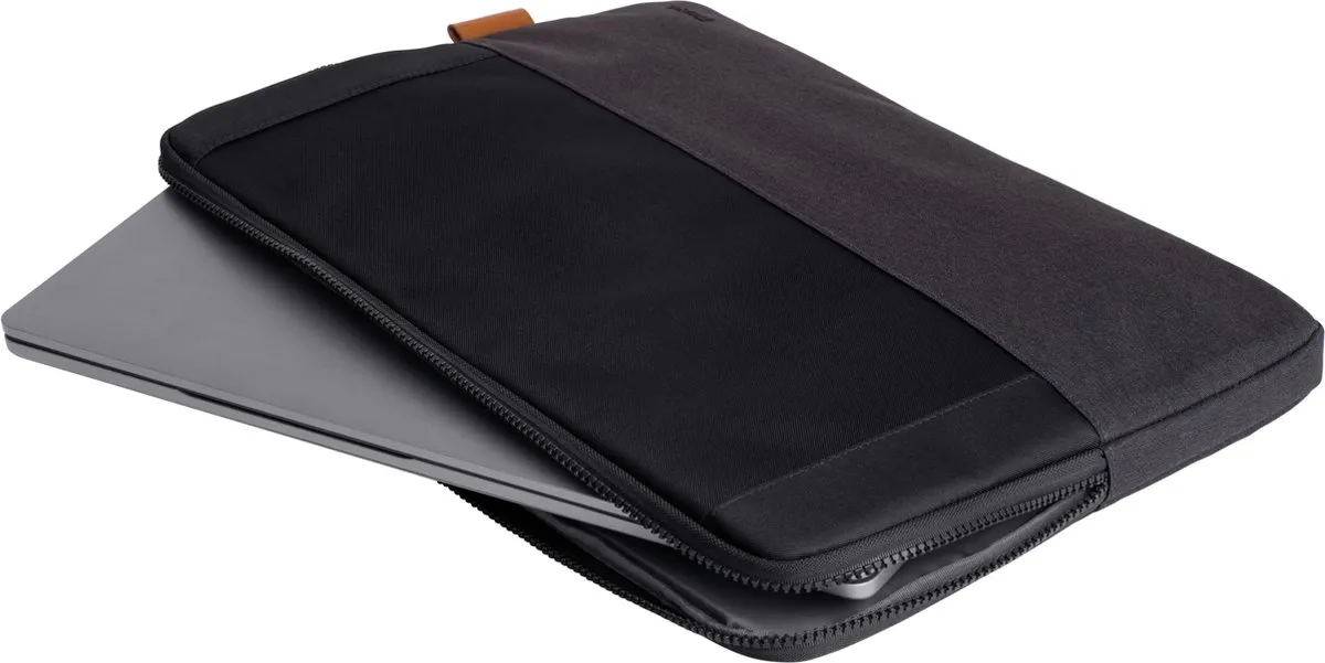 Trust Lisboa Laptophoes 16 inch - Gerecycled - Zwart