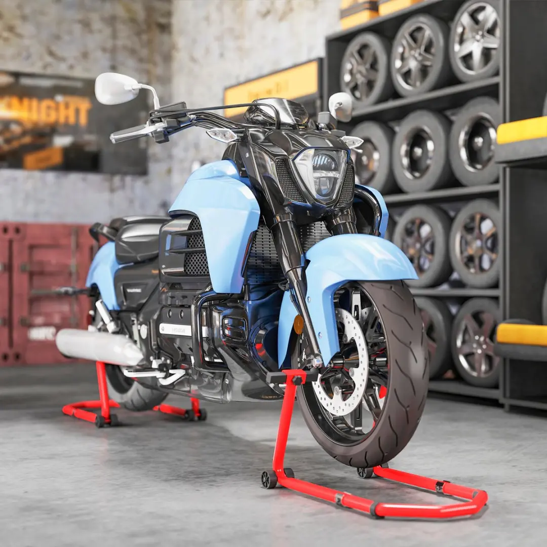 ECTEATOY Motorfiets Paddockstand Set - 390kg - Universeel