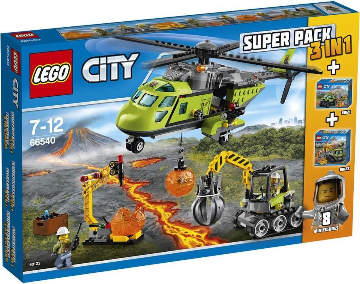 LEGO City Vulkaan 3-in-1 66540