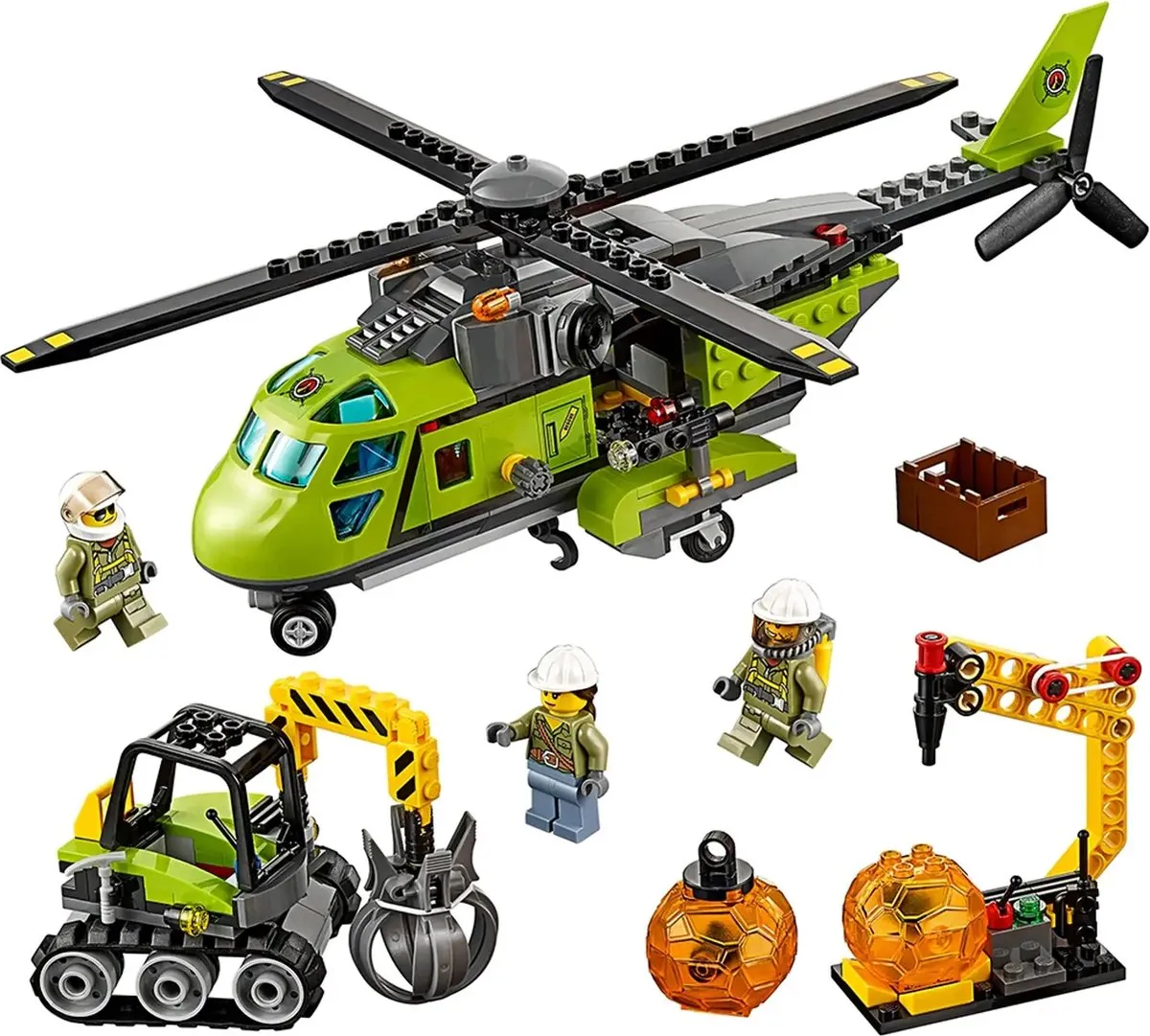 LEGO City Vulkaan 3-in-1 66540 - 829 Stukken - 8 Minifiguren - afbeelding 3 van 4