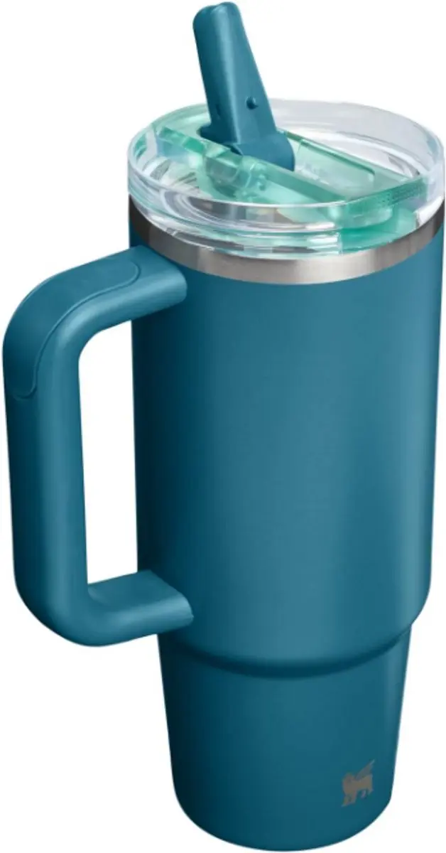 Stanley Quencher ProTour Flip Straw Tumbler 0,89L - Coastal Teal - afbeelding 3 van 5