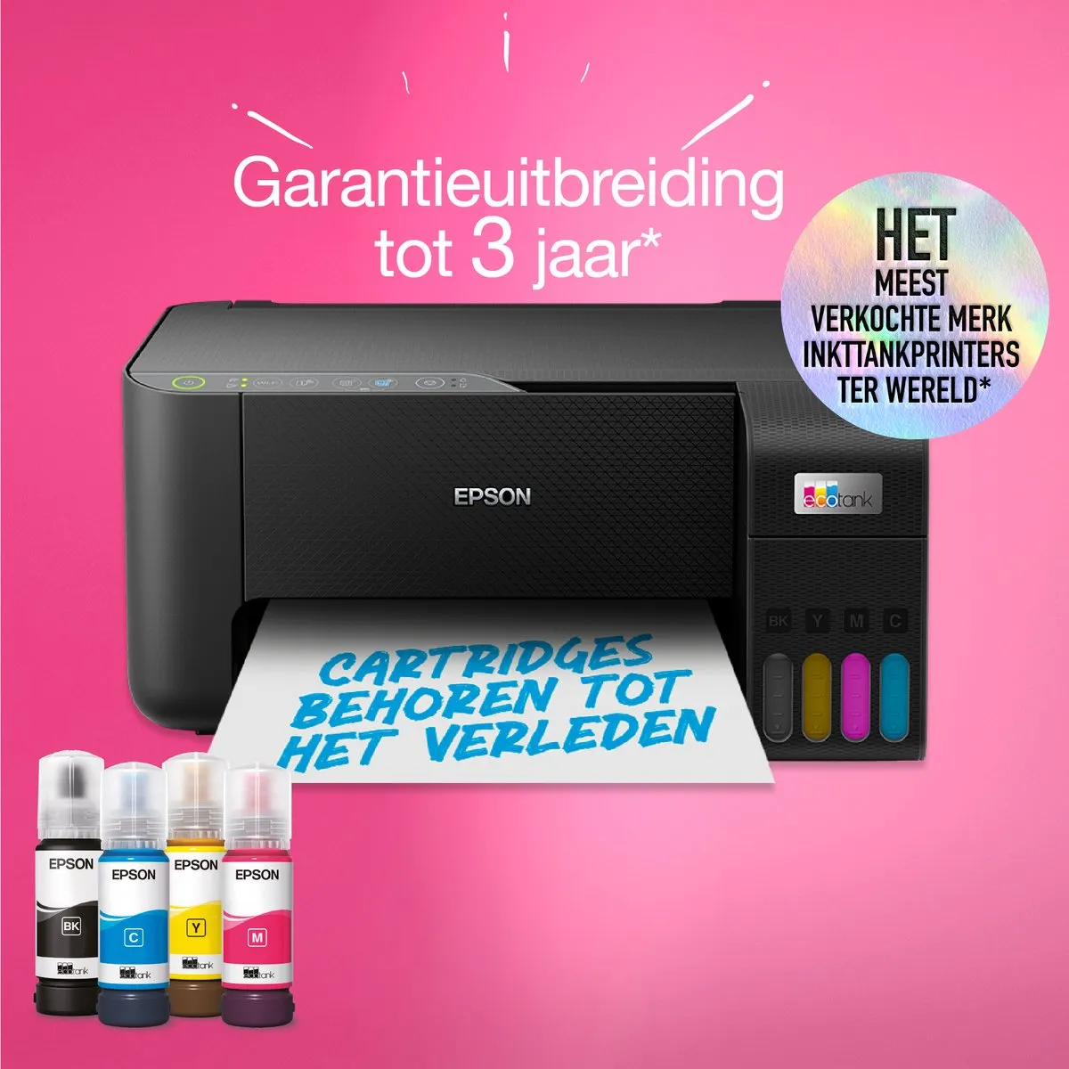 Epson EcoTank ET-2860 All-in-One Printer - Zwart
