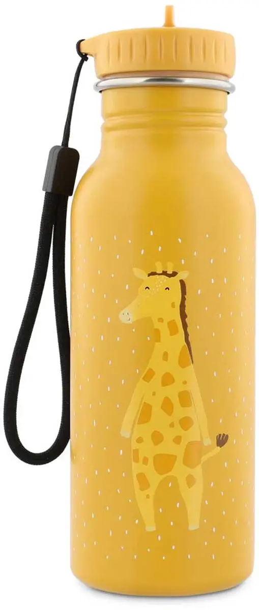 Trixie Mr. Giraffe RVS Waterfles 500ml - Geel
