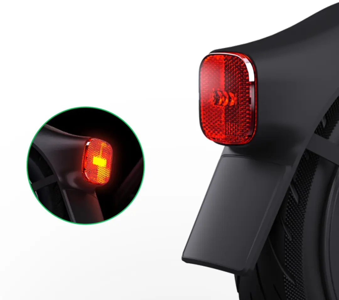 Segway Ninebot Achterlicht F2/F2 Plus/F2 Pro - 98cm Kabel - Zwart/Rood