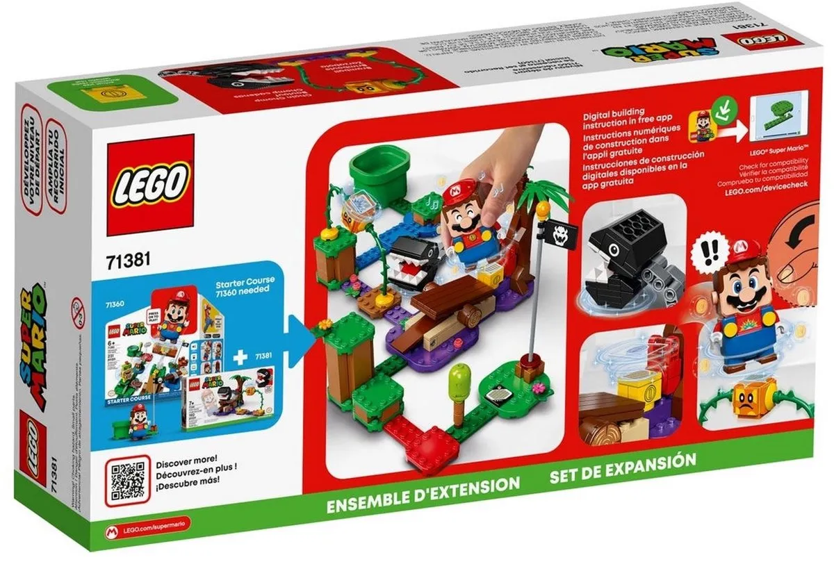 LEGO Super Mario Chain Chomp Junglegevecht 71381 - 160 Stukken - Multikleur