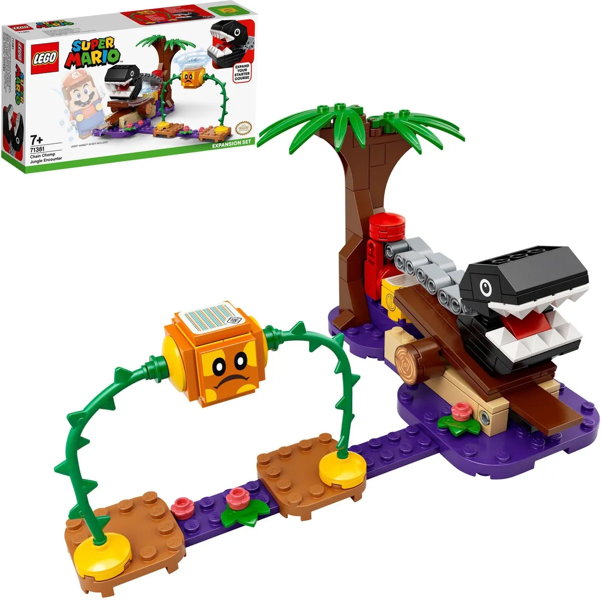 LEGO Super Mario Chain Chomp Junglegevecht 71381 - 160 Stukken - Multikleur