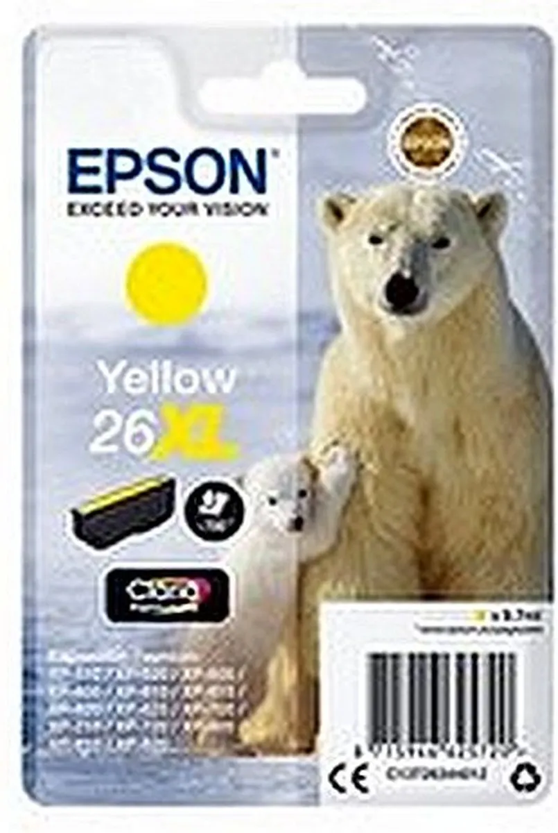 Epson 26XL Geel C13T26344010 Inktcartridge