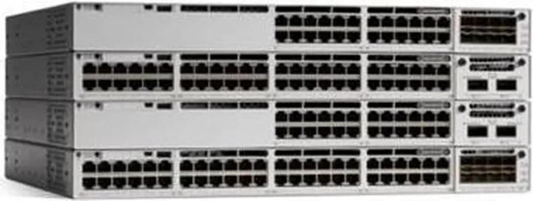Cisco Catalyst C9300-24U-E Managed Switch - 24x Gigabit PoE - Grijs
