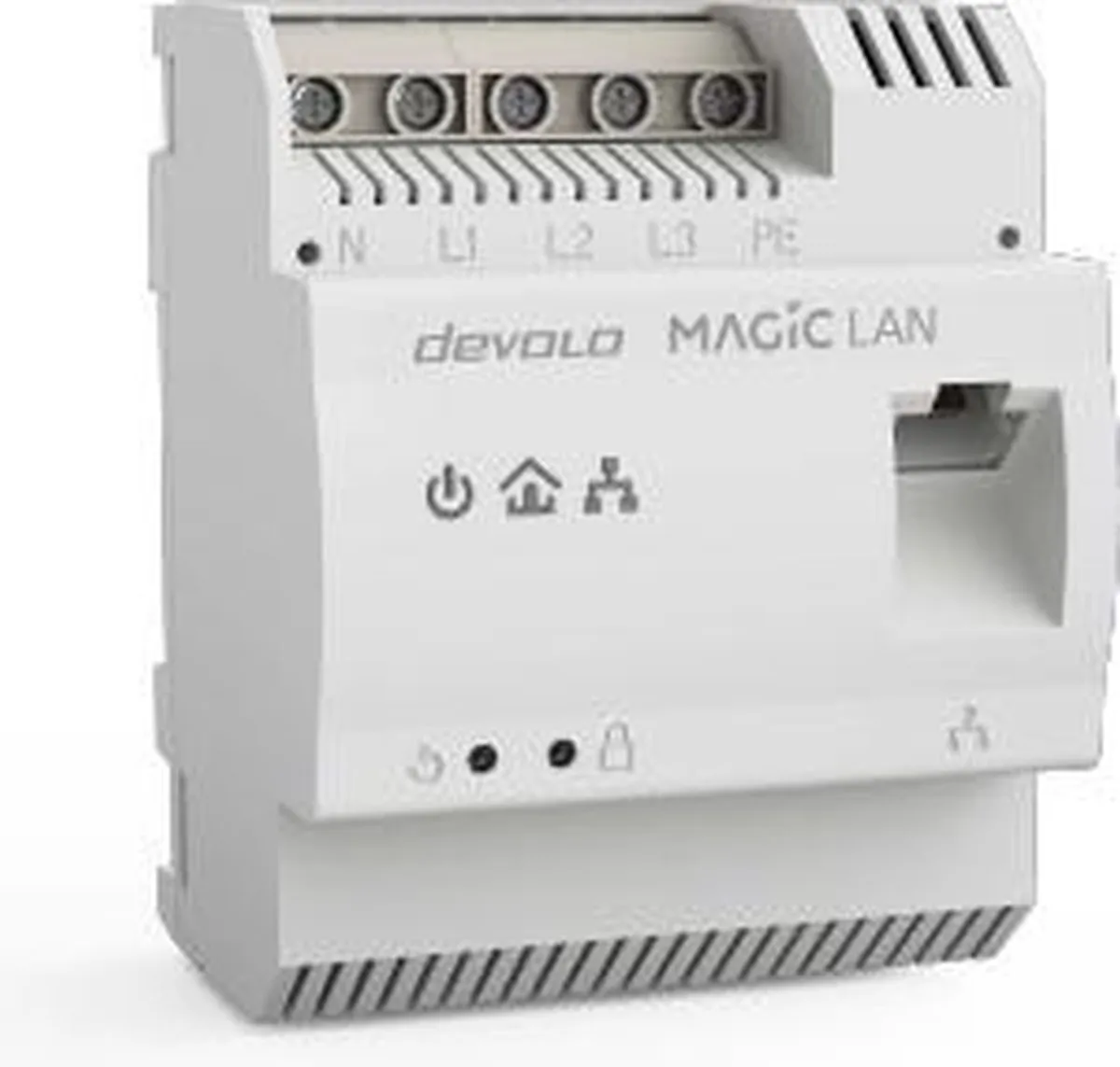 Devolo Magic 2 LAN DINrail 8528 Powerline Adapter - 2400 Mbit/s - Wit - afbeelding 6 van 6