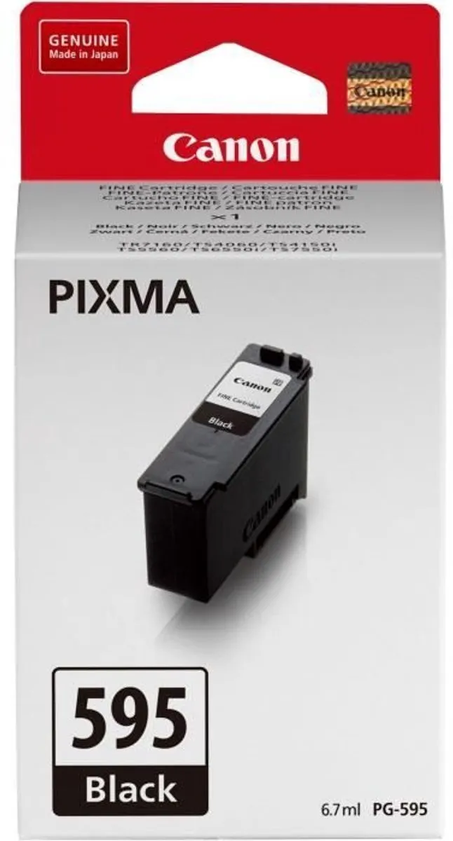 Canon PG-595 Inktpatroon - Zwart