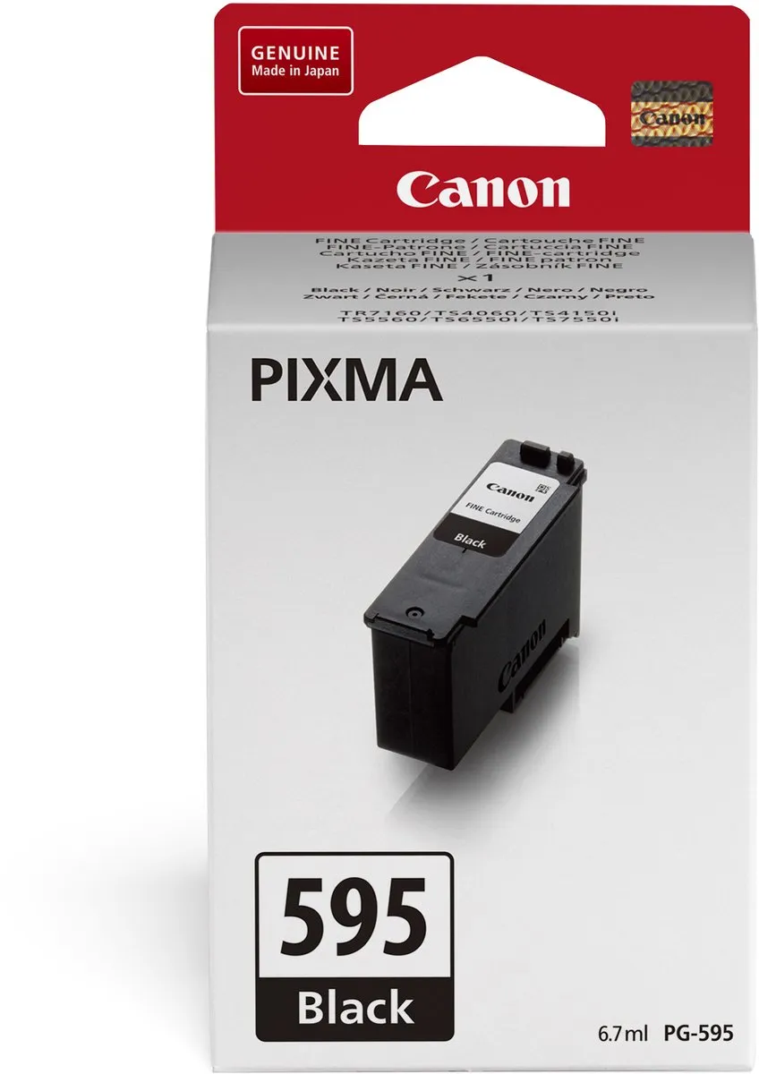 Canon PG-595 Inktpatroon - Zwart