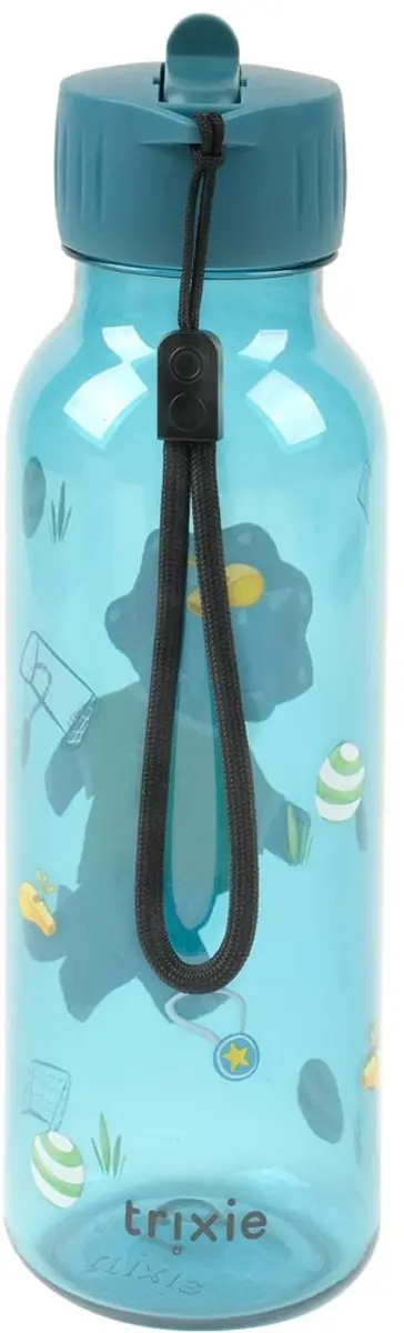 Trixie Drinkfles Ballplayer Mr. Triceratops 500ml - Blauw