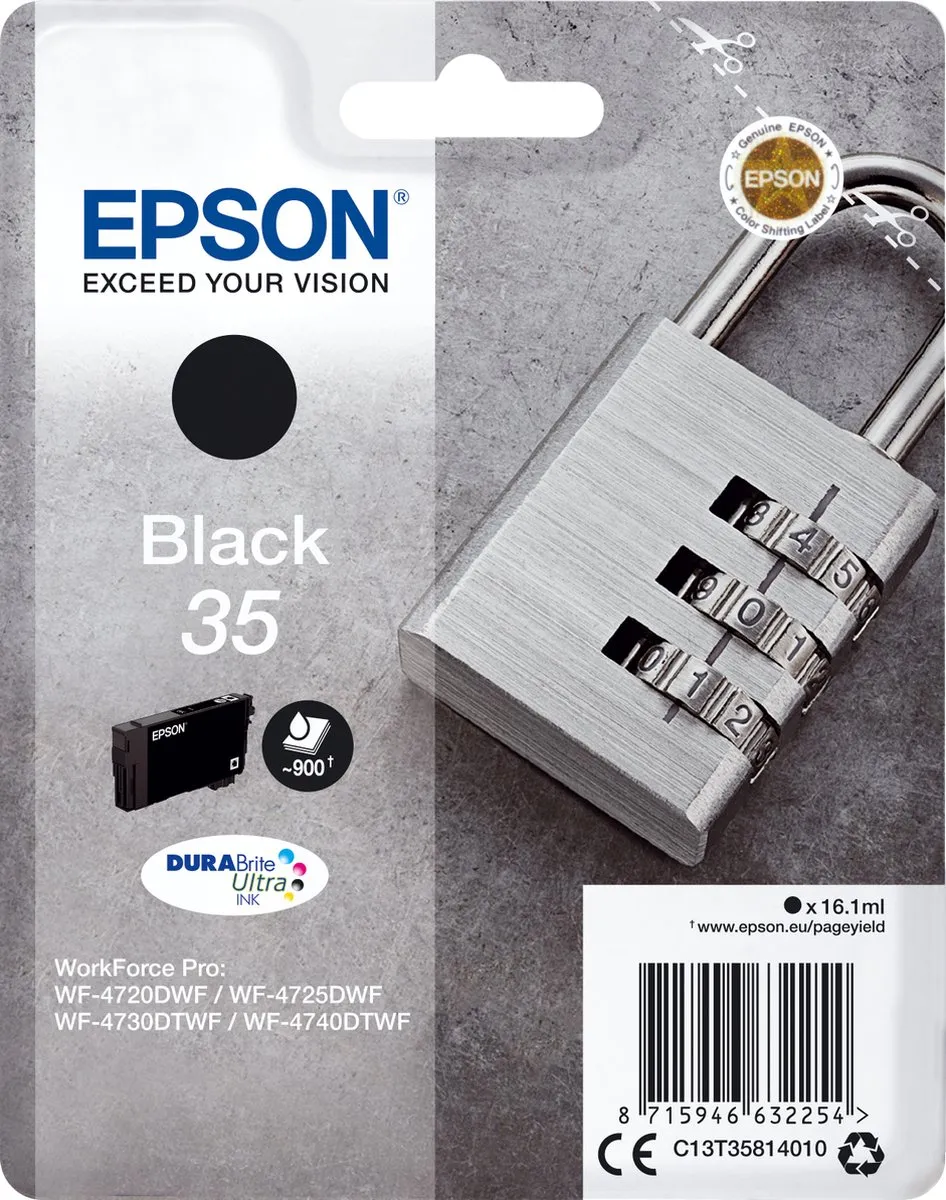 Epson 35 50279260 Inktcartridge - 16ml - Zwart