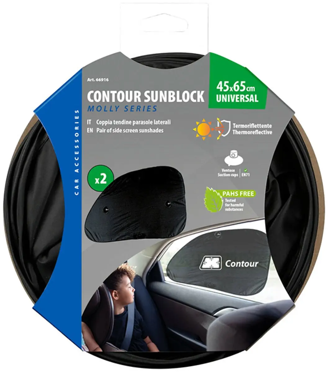 Lampa Molly Contour Zonnescherm 46x65cm - Zwart