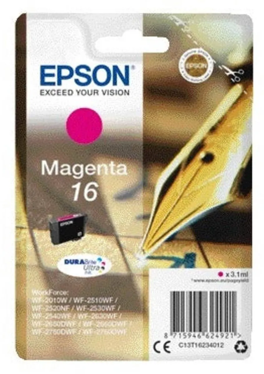 Epson 16 Magenta Inktcartridge 3ml - MPN 8715946624921