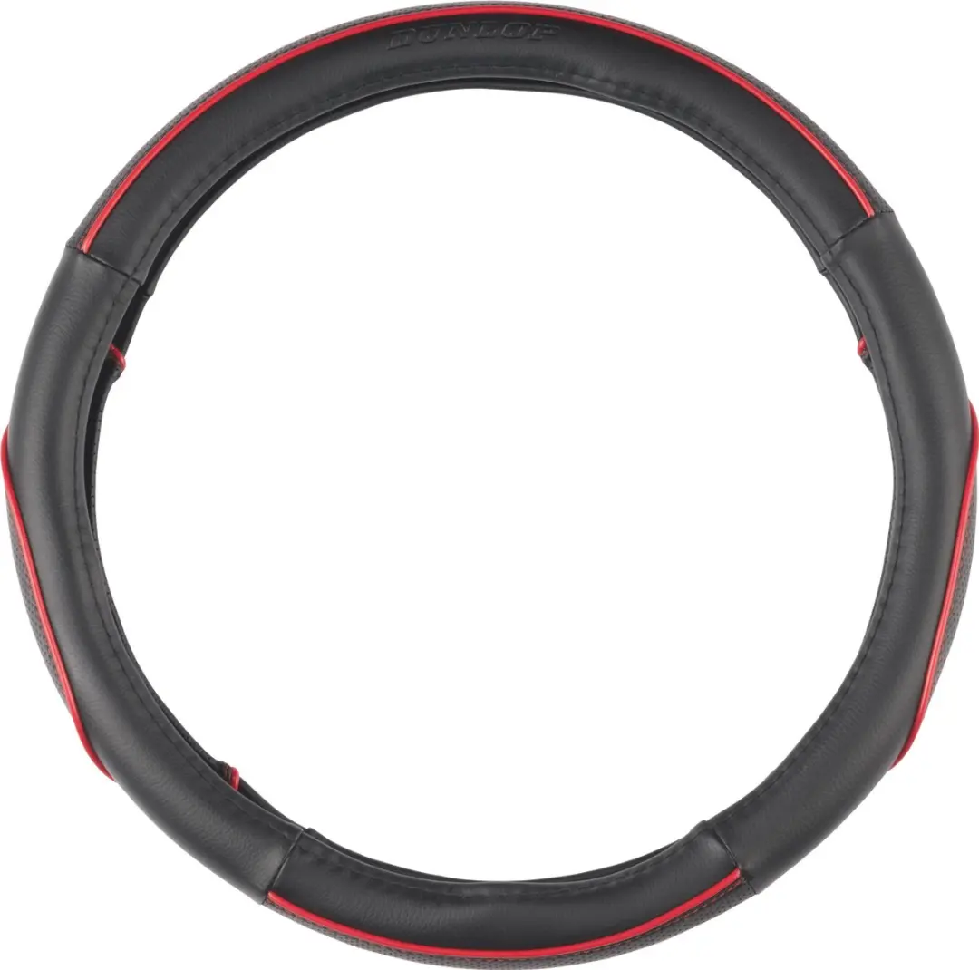 Dunlop Stuurhoes - PU - Zwart/Rood - Ø37-39cm