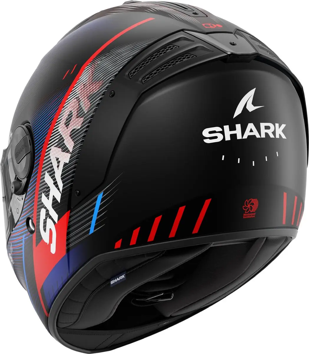 Shark Spartan RS Speed Tech Helm - M - Zwart/Rood/Blauw