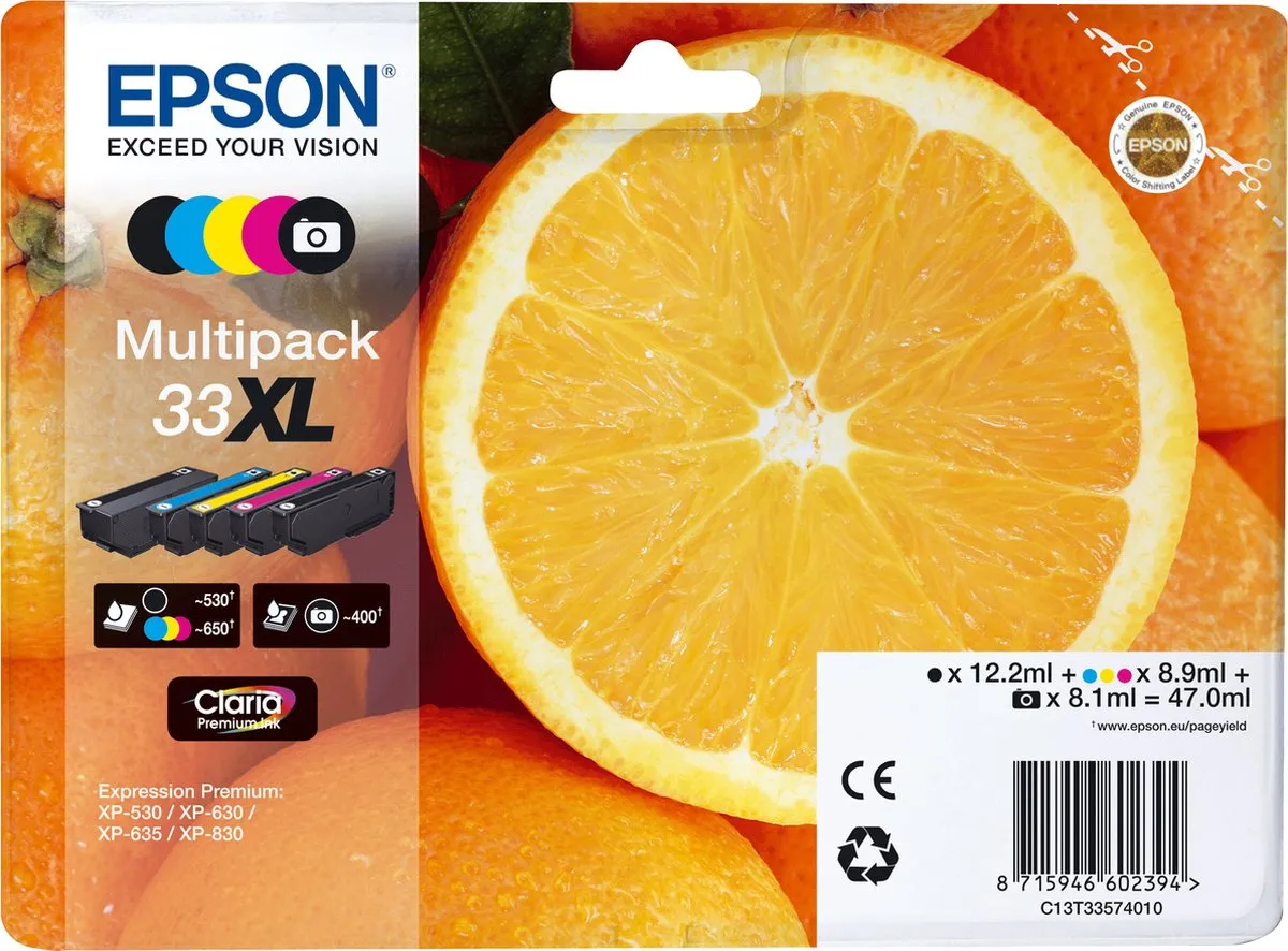 Epson 33XL Inktcartridge