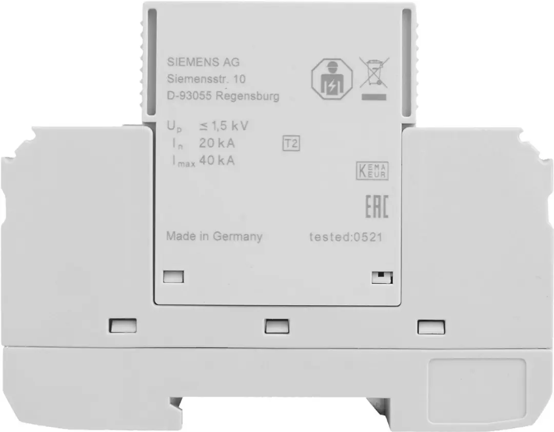 Siemens 5SD7464-0 Overspanningsafleider 40kA