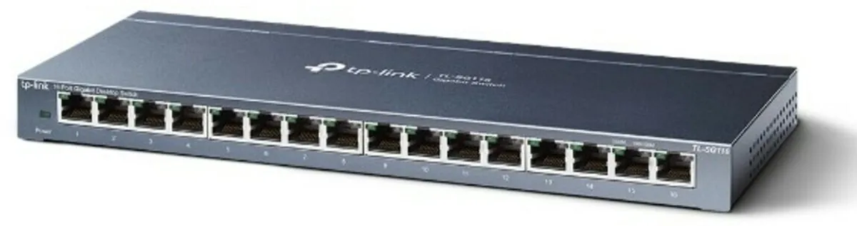 TP-Link TL-SG116E Netwerkswitch 16 Poorten - Zwart