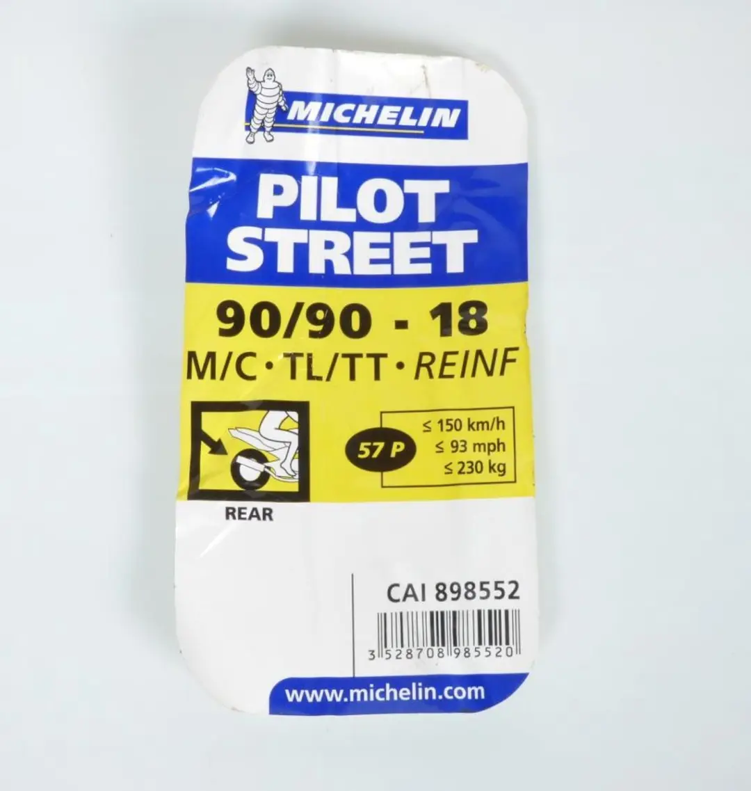 Michelin Band 90/90-18 voor Yamaha YBR 125 ED 2014-2017