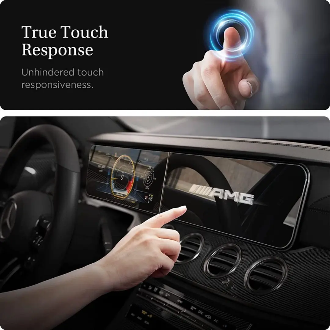Spigen Glass Mercedes E-Class EZ FIT AGL03150 - Transparant