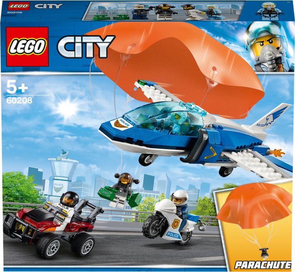 LEGO City Luchtpolitie Parachute-arrestatie - 60208