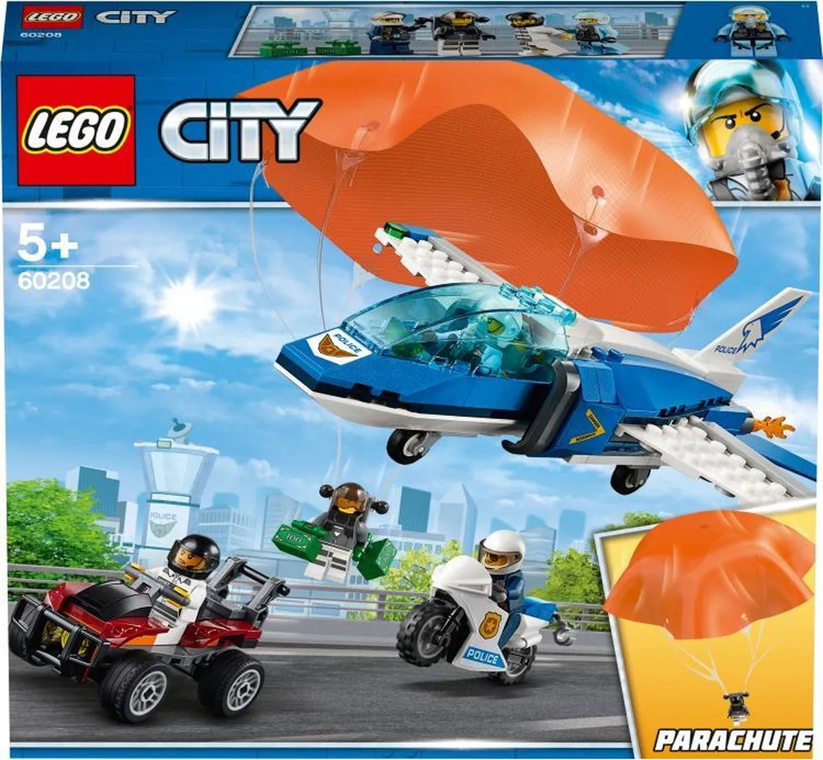 LEGO City Luchtpolitie Parachute-arrestatie 60208 - 218 Stukken - afbeelding 4 van 5