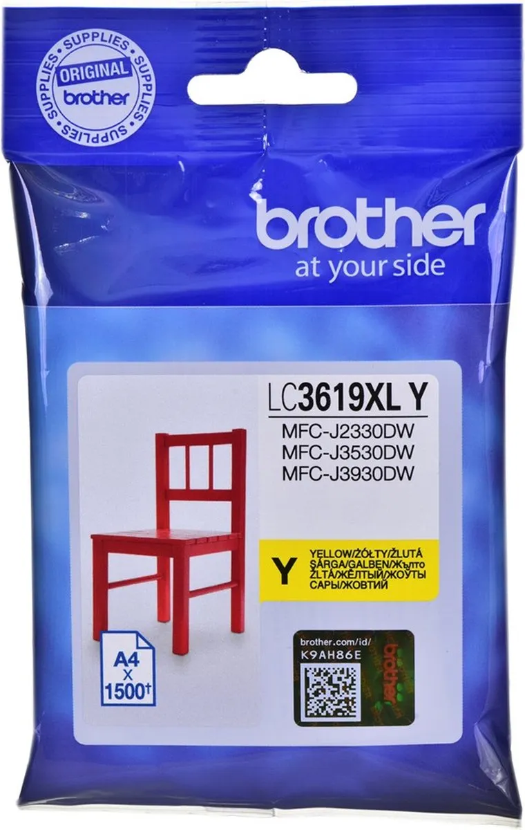 Brother LC-3619XLY Inktcartridge - Geel