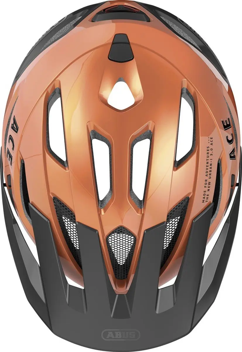 ABUS Urban-I 3.0 ACE Fietshelm - 51-55cm - Goldfish Orange