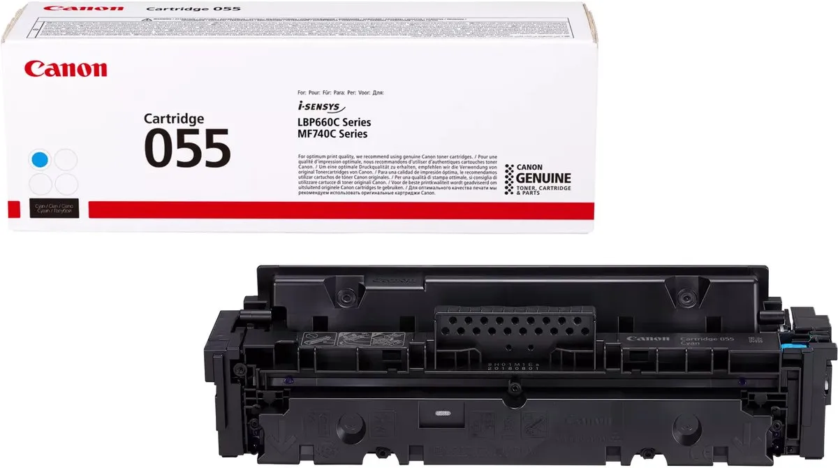 Canon 055 Cyan Toner - 2100 Pagina's