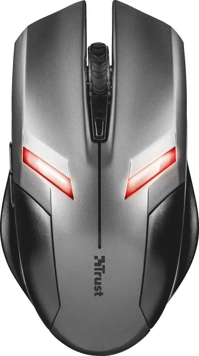 Trust ZIVA Gaming Muis 21512 - 6 Knoppen - 2000 DPI - Zwart