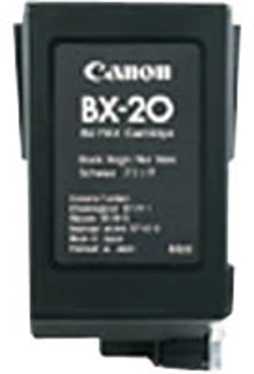 Canon BX-20 Inktcartridge Zwart - 44ml