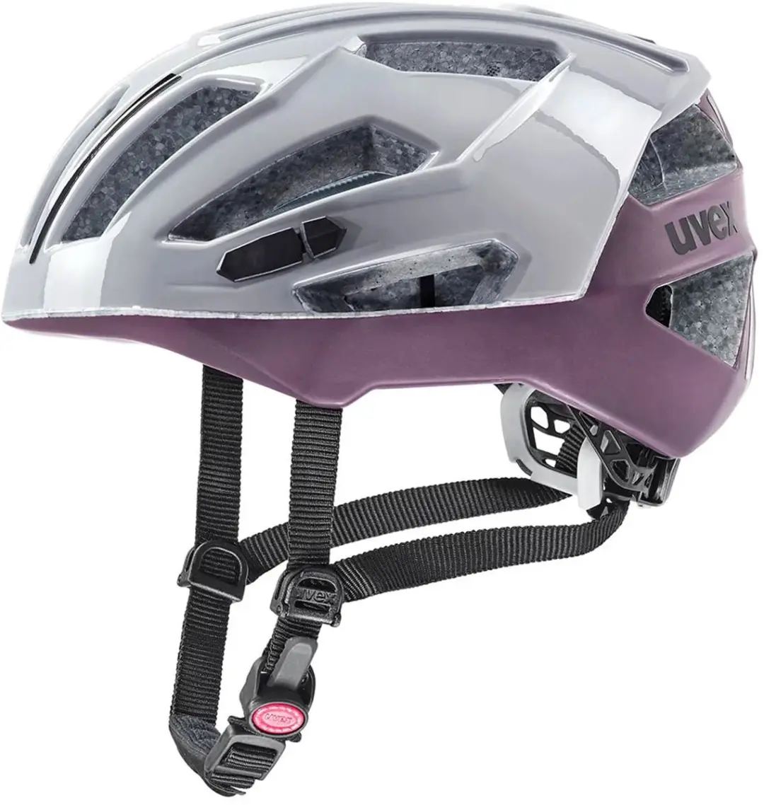 Uvex Gravel-X Fietshelm - 52-57cm - Rhino/Plum