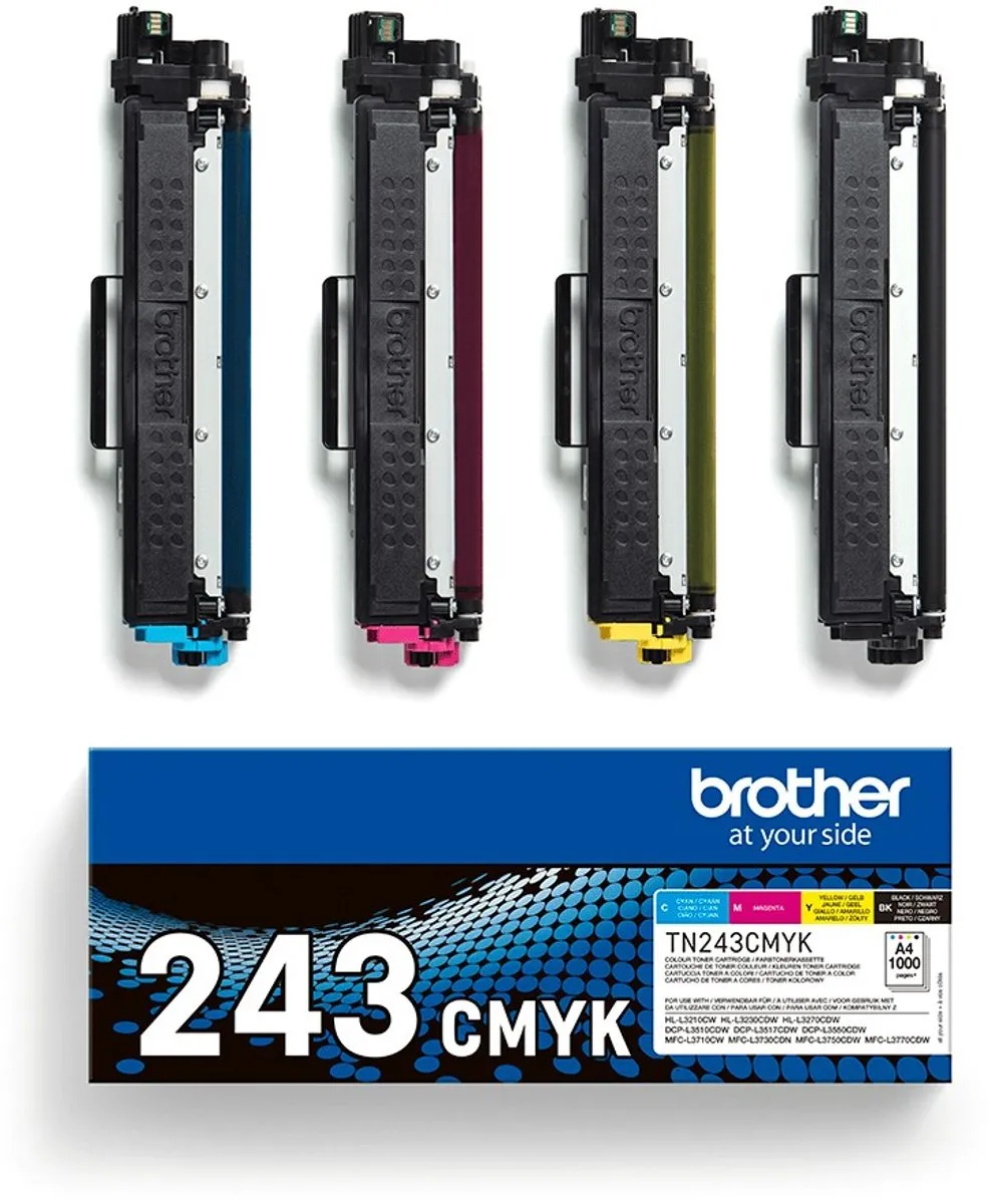 Brother TN-243CMYK Tonercartridge - 4 Stuks
