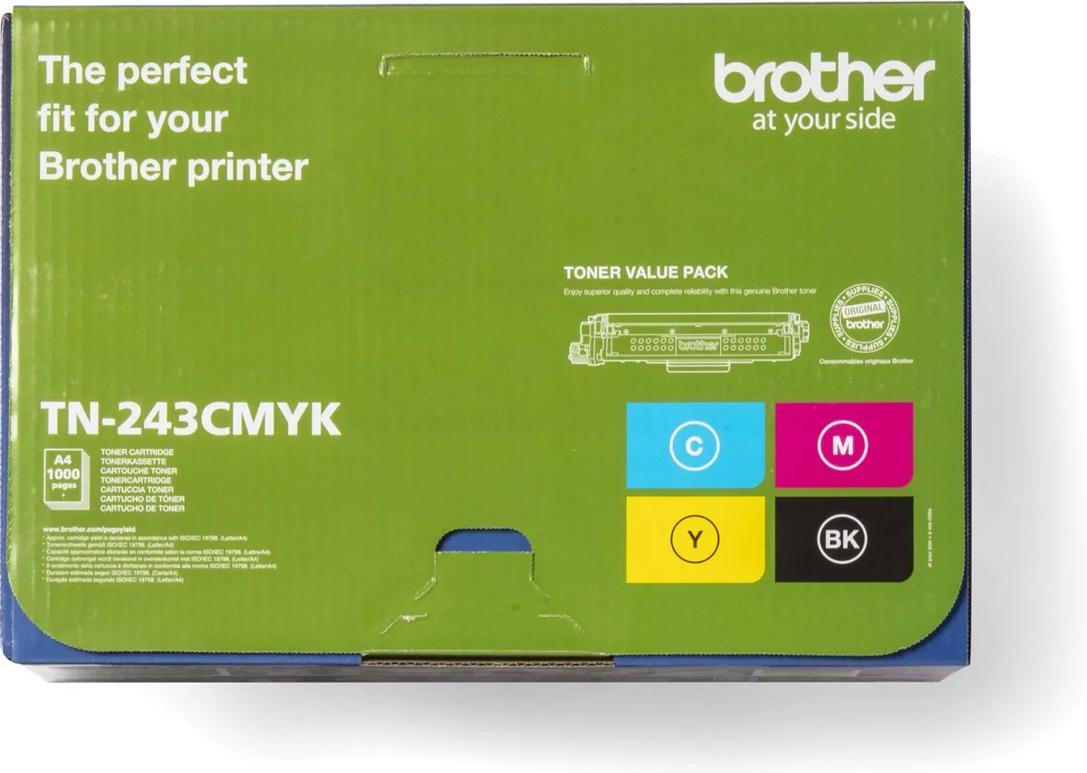 Brother TN-243CMYK Tonercartridge - 4 Stuks