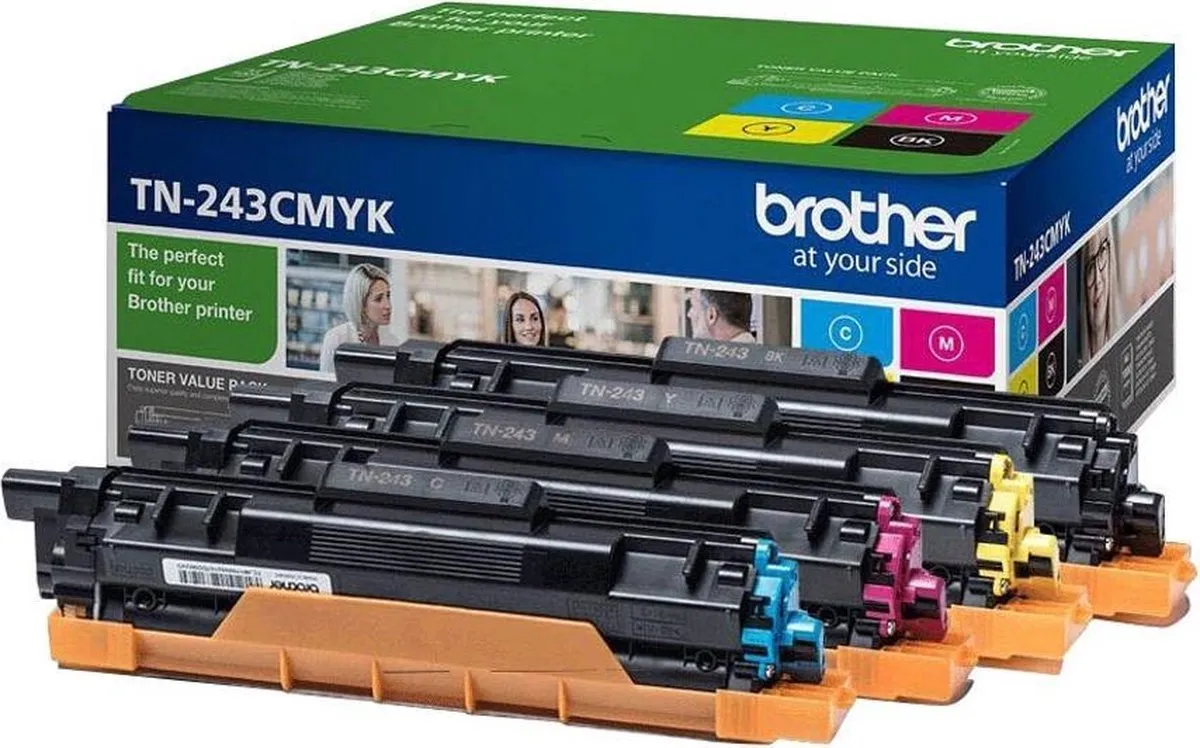 Brother TN-243CMYK Tonercartridge - 4 Stuks