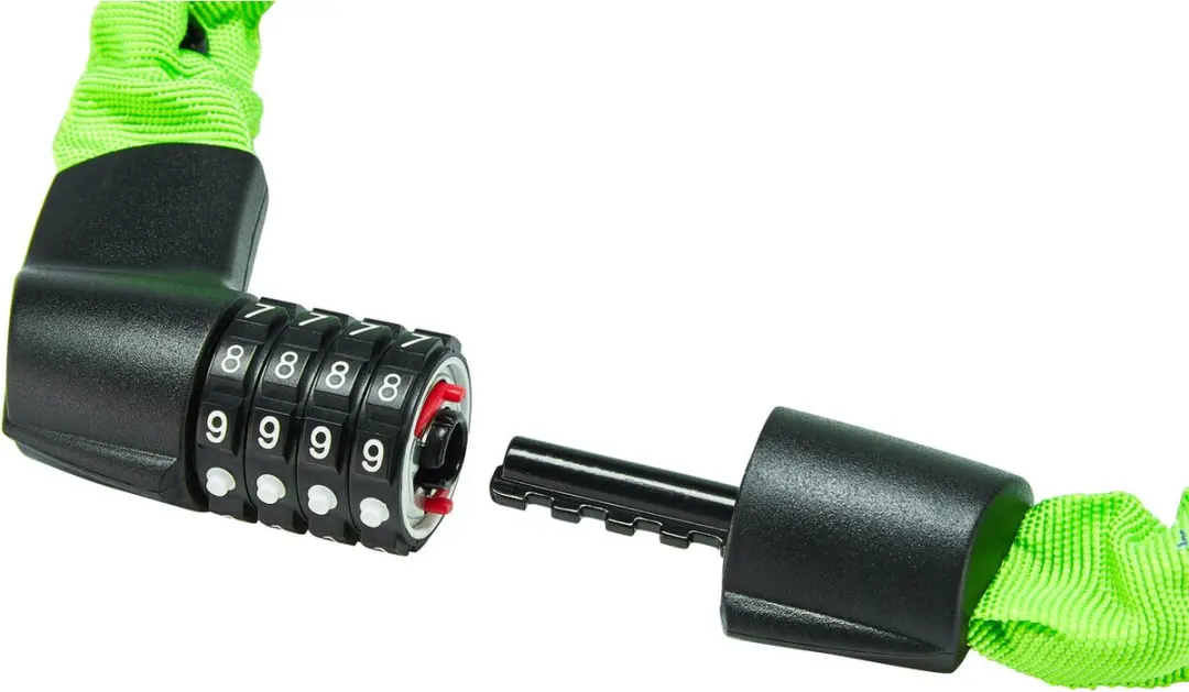 ABUS Tresor 1385/75 Kettingslot - 75cm - Neon Green - afbeelding 2 van 6