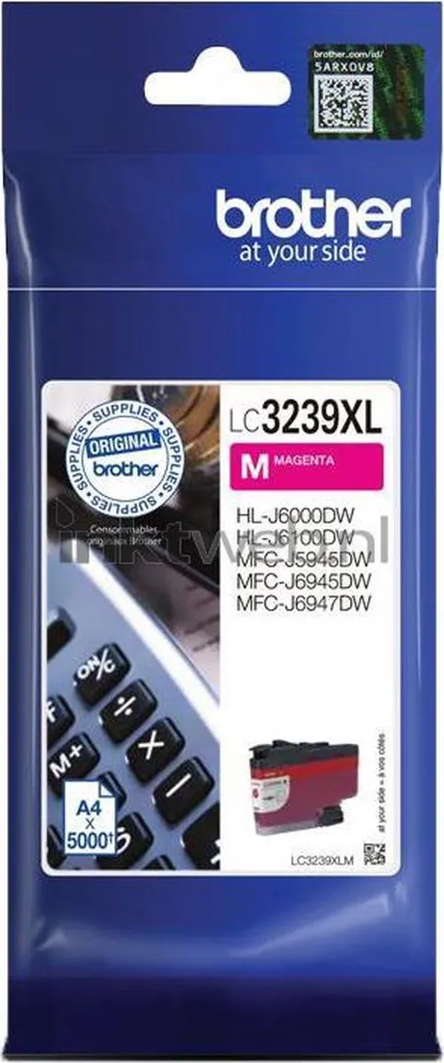 Brother LC-3239XLM Magenta XL-Inktcartridge - 5000 pagina's