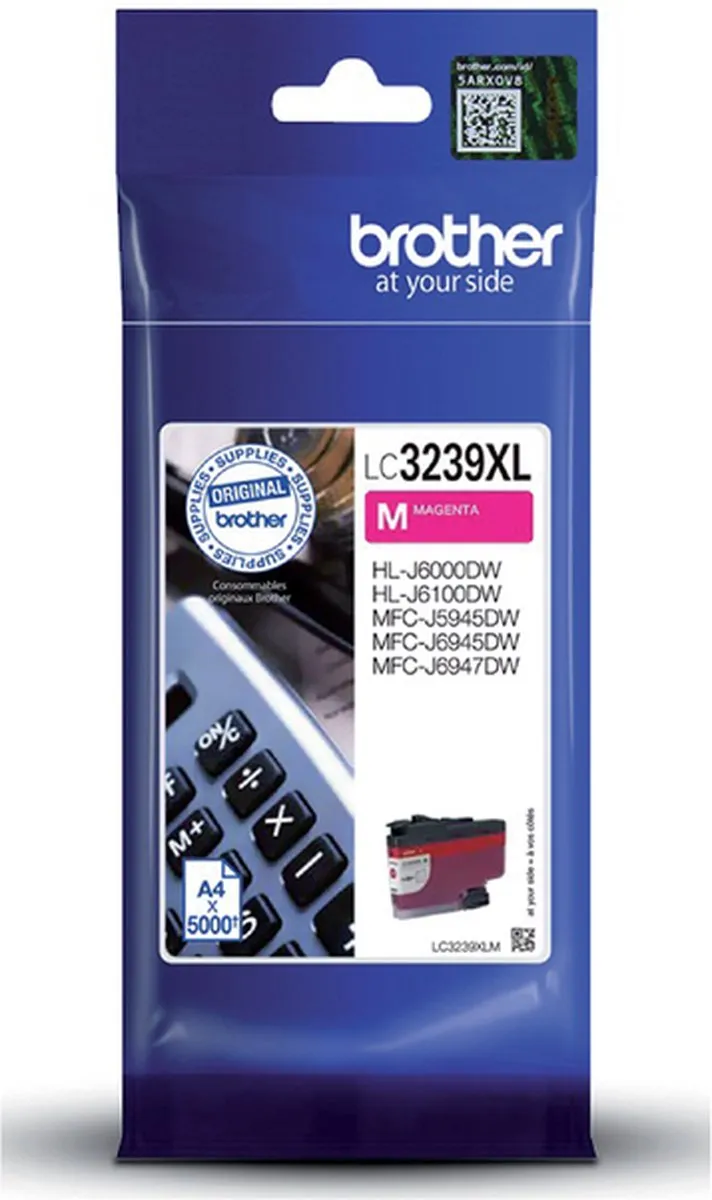 Brother LC-3239XLM Magenta XL-Inktcartridge - 5000 pagina's
