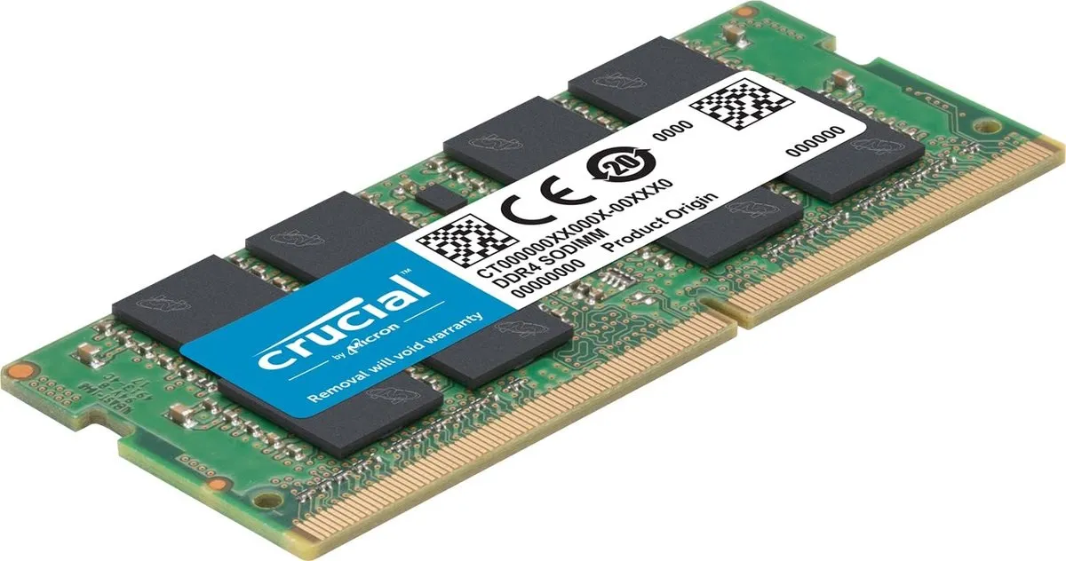 Crucial CT16G4SFRA32A Laptopgeheugen 16GB DDR4 SODIMM 3200MHz