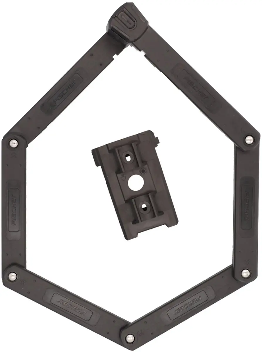 Fischer Protec Plus+ FK110 Opvouwbaar Fietsslot - Zwart