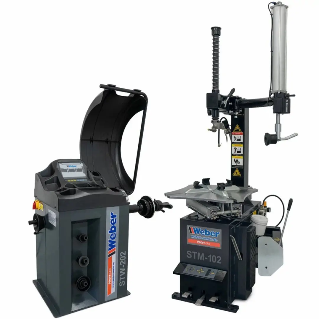 Weber Profi Bandendemonteer- & Balanceermachine Set 750W