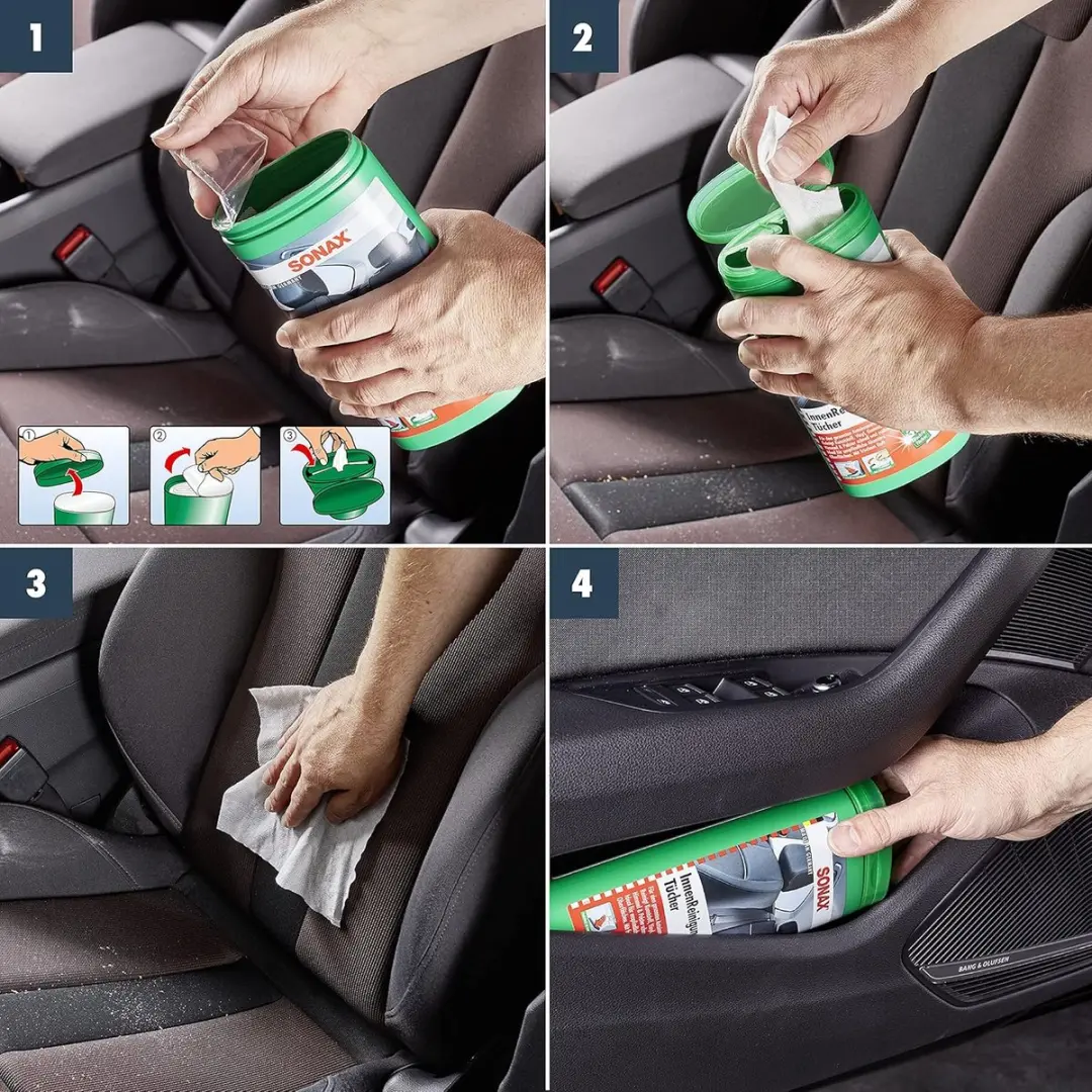 Sonax Interieur Reinigingsdoekjes 25 Stuks - Cockpit/Stoelen/Tapijt