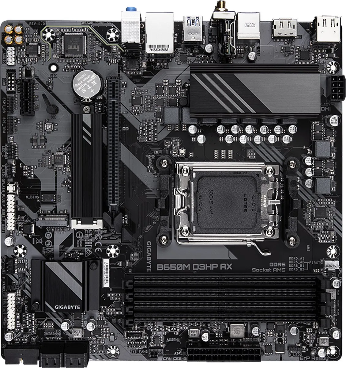 Gigabyte B650M D3HP AX Moederbord - AM5 microATX