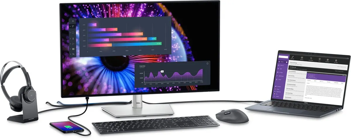 Dell UltraSharp U2724DE Monitor 27" - QHD - Thunderbolt 4