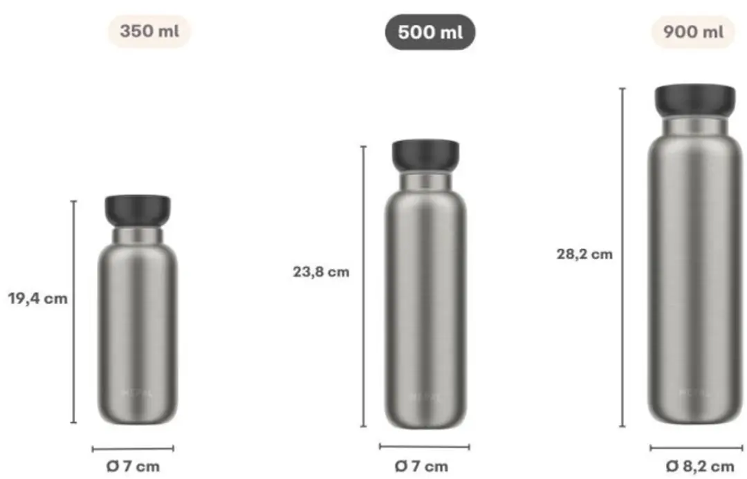 Mepal Thermofles Ellipse 500ml - Nordic sage